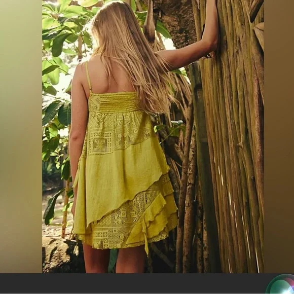 NWT: FREE PEOPLE (Florine Mini dress) - Picture 6 of 8